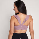 Madison Nursing Sports Bra, Medium Impact, Supportive, largest chest, running, lavender