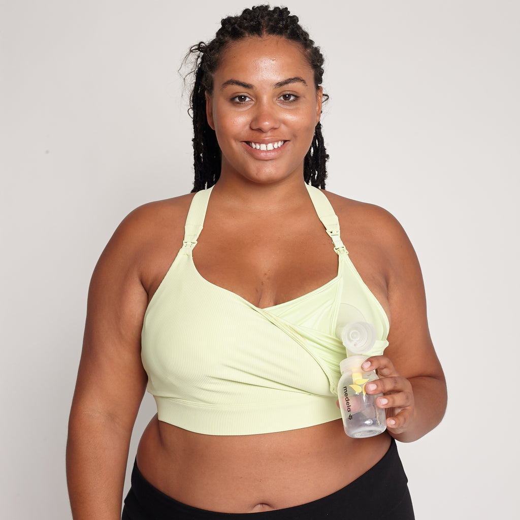 Venice 3 high impact nursing and pumping sports bra, big chested, sweat and milk