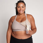Venice high impact nursing and pumping sports bra, large chest, big cups, sweat and milk
