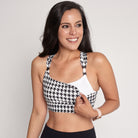 Chloe 4 running high impact nursing & pumping sports bra, large chest, big cups, sweat and milk